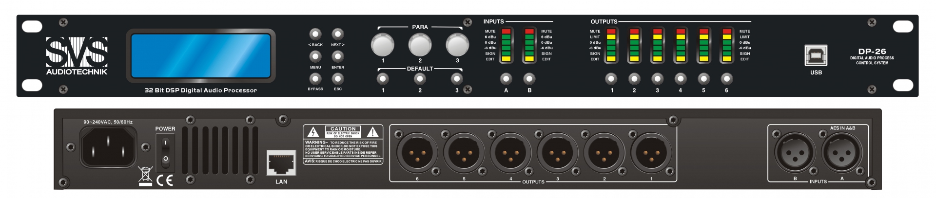 SVS Audiotechnik DP-26 Цифровой процессор: 2 входа 6 выходов в Троицке