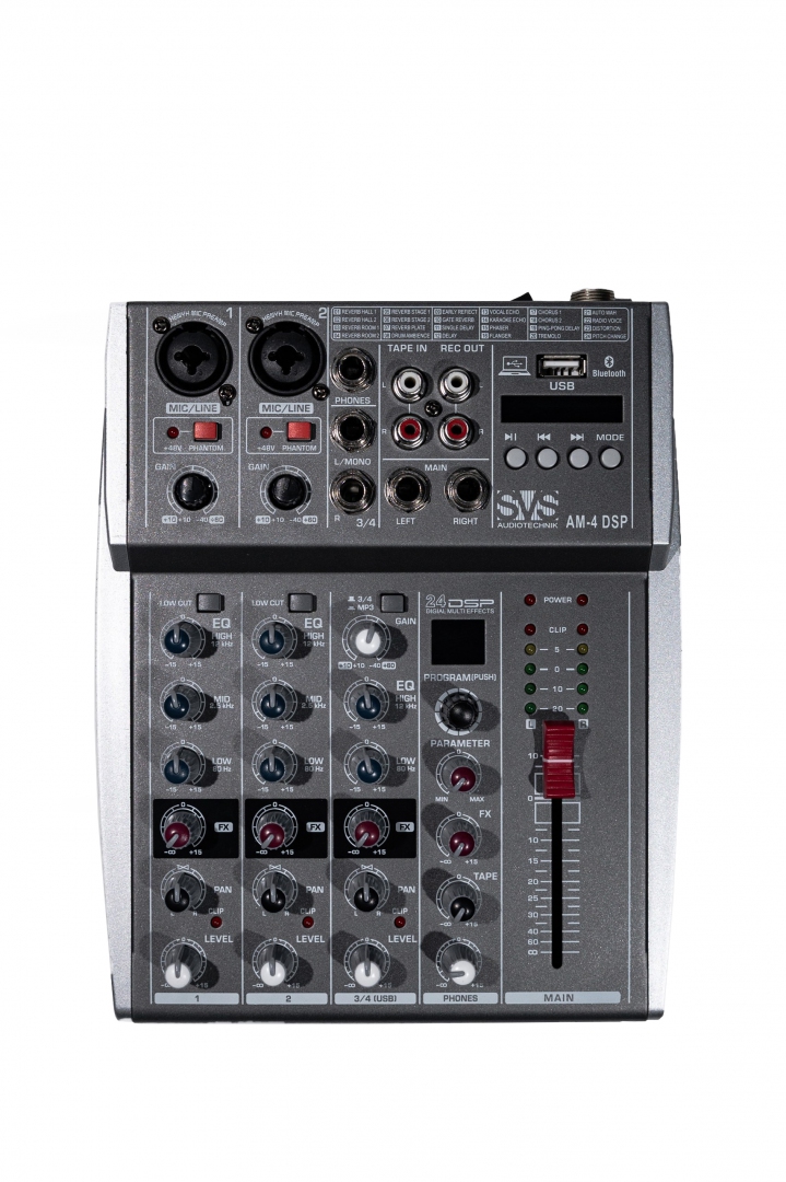 SVS Audiotechnik mixers AM-4 DSP Аналоговый микшерный пульт, 4-канала в Троицке