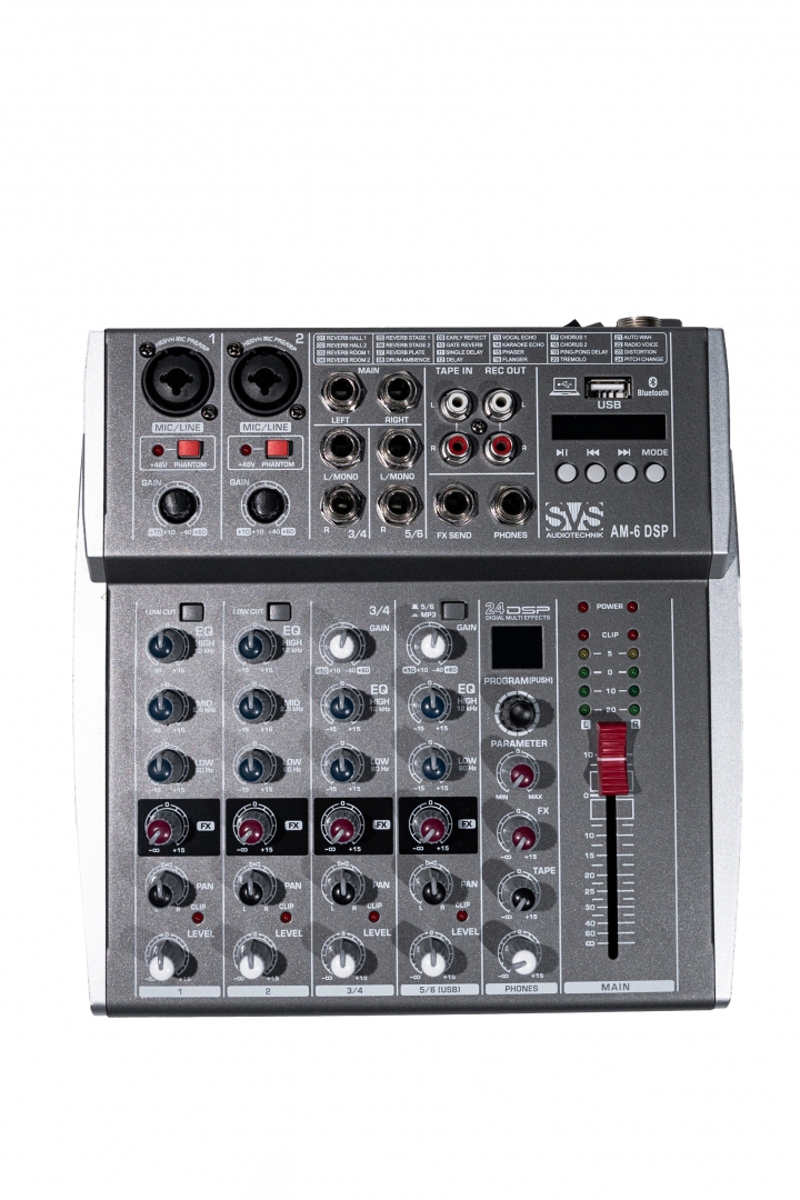 SVS Audiotechnik mixers AM-6 DSP Микшерный пульт аналоговый, 6-канальный SVS Audiotechnik mixers в Троицке