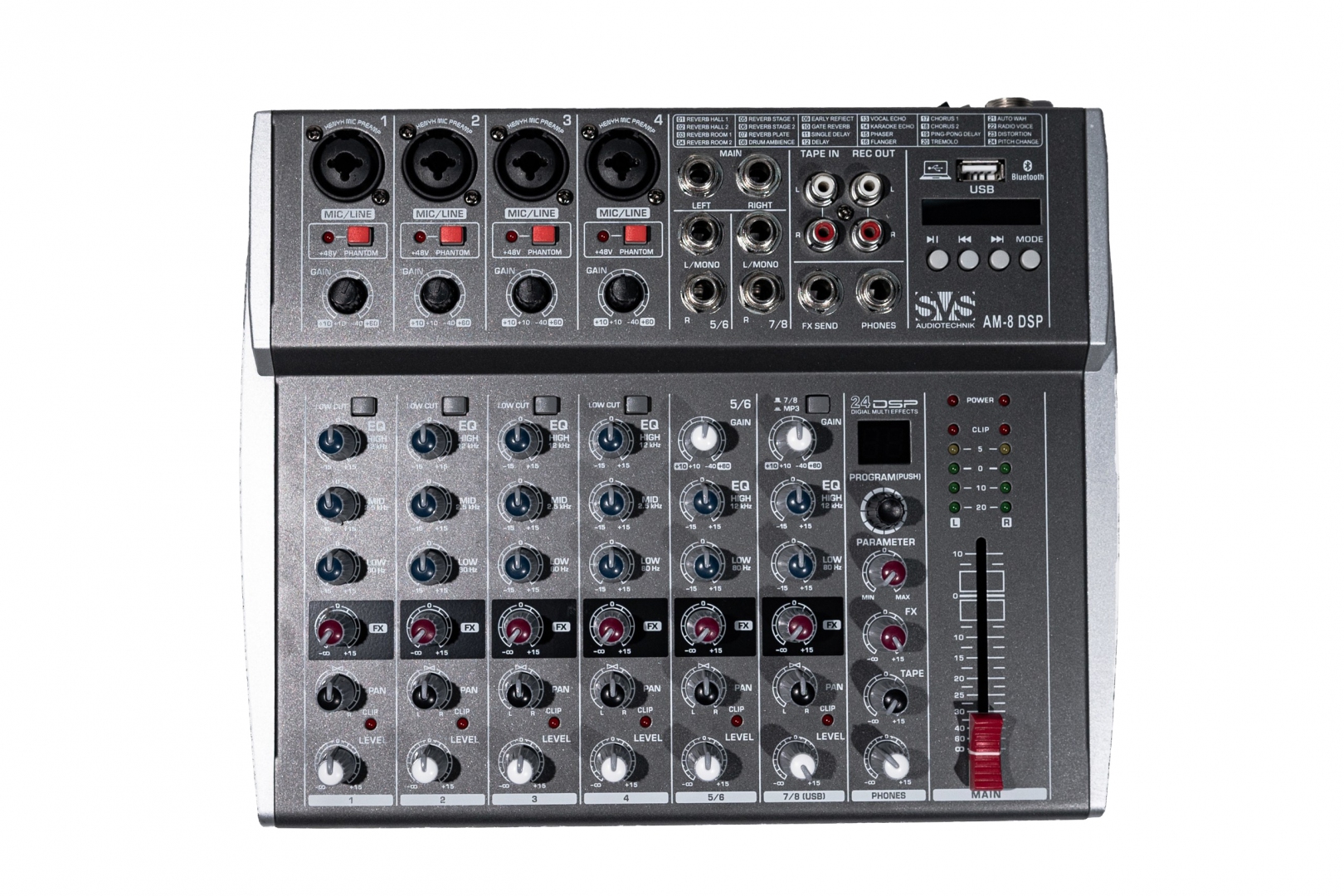 SVS Audiotechnik mixers AM-8 DSP Микшерный пульт аналоговый, 8-канальный в Троицке